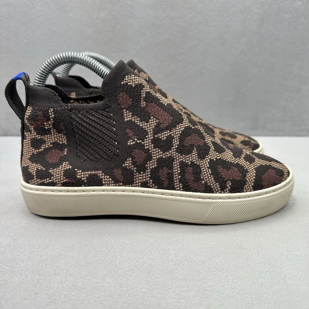 Rothy's The Chelsea Womens Size 5 Ankle Booties Wildcat Knit Sneakers High Top